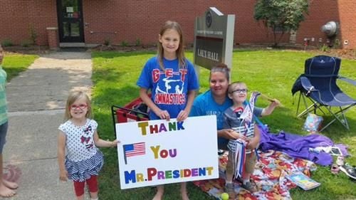 2015: President Barack Obama in La Crosse
